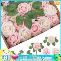ราคา ดอกกุหลาบปลอมกล่องของขวัญ25ดอกกุหลาบปลอมสำหรับช่อดอกไม้ประดิษฐ์สำหรับงานแต่งงานปาร์ตี้อาบน้ำเจ้าสาวตกแต่งบ้าน (20869387544)