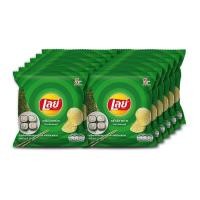 ราคา มันฝรั่งแท้ทอดกรอบ รสโนริสาหร่าย ตราเลย์ เลย์คลาสสิค 12 x 12 กรัม แพ็ค รหัสสินค้า 33185 (20784495313)