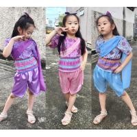 ราคา ชุดไทยเด็ก ชุดไทยเด็กหญิง แขนตุ๊กตา ผ้าคอตตอน แต่งสไบ พร้อมโบว์ติดผม ชุดไทยลอยกระทง ชุดไทยใส่ไปโรงเรียน พร้อมส่ง (16320782347)