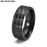 ราคา แหวนสแตนเลสฝ้า8มม สำหรับผู้ชายผู้หญิงแฟชั่น DILYSCHARM (21105523409)