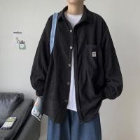 ราคา เสื้อเชิ้ตผ้าลูกฟูกผู้ชายแขนยาวสไตล์ญี่ปุ่นสวมใส่และจับคู่ (20590797582)