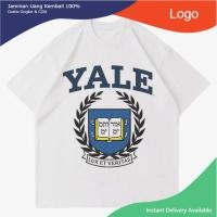 ราคา เสื้อยืด ลาย Yale UNIVERSITY เสื้อยืด ลาย YALE UNIVERSITY สไตล์อเมริกัน H m OVERSIZE เสื้อผ้ามหาวิทยาลัยอเมริกันS 5X S 5XL (20923056098)