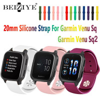 ราคา Silicone สายนาฬิกา For Garmin Venu Sq 2 สาย Garmin Venu Sq music smartwatch Sport สำหรับ 20mm Silicone Bracelet For Garmin Venu SQ สายนาฬิกา Accessories (9213554889)