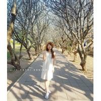 ราคา Minimal Dress เดรสแขนกุด เดรสผ้าฝ้าย เดรสใส่เที่ยวใส่ทำงาน (16453404814)