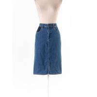 ราคา Mclady กระโปรงยีนส์กระดุมซิปหน้าผ่าหน้าขึ้น ป้ายแบรนด์ระบุไซส์ M Preloved (20663480873)