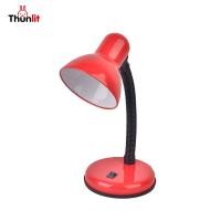 ราคา Thunlit โคมไฟอ่านหนังสือสีแดง โคมไฟตั้งโต๊ะ อ่านหนังสือ โคมไฟ แบบเสียบ ปรับมุมแสงได้ (19662257319)