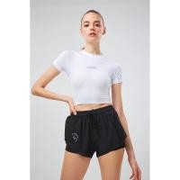 ราคา เสื้อแขนสั้นเอวลอย เสื้อกีฬาแขนสั้น เอวลอยวิ่ง แห้งไว UV99 USA เสื้อครอป บริการเก็บเงินปลายทาง สำหรับคุณ (16185680553)