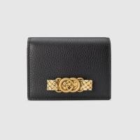 ราคา GUCCI GG กระเป๋าสตางค์ WALLET WITH INTERLOCKING G PYTHON BOW (21228419155)