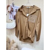 ราคา Masaya 8009 เชิ้ตแขนยาว ผ้าคอตตอน 100 แบบสวยสไตล์เกาหลี (20585234147)