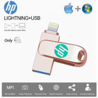 ราคา HP แฟลชไดร์ฟ USB OTG 256GB 512GB 1TB HP Pendrive แฟลชไดรฟ์แบบแท่งแฟลชไดร์ฟสำหรับ IPhone14 13 12 11 X 8 7 6 (18608029166)