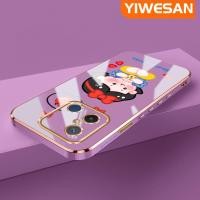 ราคา YIWESAN เคสสำหรับ Xiaomi Redmi 12C 12 A1 S2 Y2 A2 C55 POCO F5 Pro เคสการ์ตูนน่ารักสีขาวสโนว์เหลี่ยมหรูหราชุบขอบซิลิโคนเคสมือถือกรอบด้านหลังป้องกันเลนส์กล้องเคสนิ่ม (20346792031)