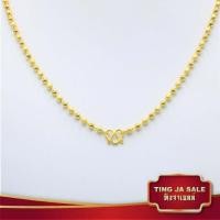 ราคา สร้อยคอทอง สร้อยทองไม่ลอก เครื่องประดับ ทองเหมือนแท้หนัก1บาท ลายไข่ปลา ยาว18นิ้ว สร้อยคอทอง ทองโคลนนิ่ง (17447890210)