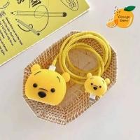 ราคา พร้อมส่งจากไทย เคสถนอมหัวชาร์จ iPhone ลายการ์ตูน เฉพาะหัวอย่างเดียว (9921491252)