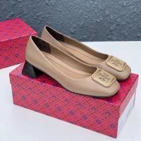 ราคา 2023 new Tory Burch Ladys 2022 Georgia Series Three Colors Soft Lambskin Tapered Block Heel Pumps Commuter Shoes (20015583763)