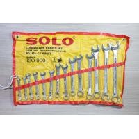 ราคา SOLO ประแจแหวนข้างปากตาย ปะแจข้างแหวน ปากตายข้างแหวน 14ตัวชุด SOLO 8 24 สินค้าพร้อมส่ง (8789108986)