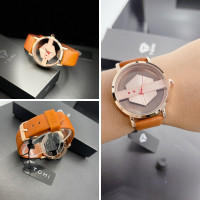 ราคา watchtime นาฬิกาข้อมือผู้ชาย TOMI แบรนด์แท้ กันน้ำ 100 สายหนัง หน้าปัด 40 มม สไตล์นักธุรกิจหนุ่ม (16240576206)