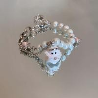 ราคา กำไลข้อมือ หญิง สร้อยข้อมือ กำไลข้อมือ สไตล์เกาหลีแบบ สร้อยข้อมือผีน่ารัก งานทำมือ โซ่ห่วงโซ่ สร้อยข้อมือลูกปัดมุก วินเทจ โลหะผสมอัลลอยด์ กำไลข้อมือการ์ตูน ของขวัญสำหรับเด็ก (21136000373)