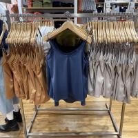 ราคา UNIQLO Us Fitting Room 2021 Summer New Silk Satin Touch Camisole Bottoming Vest Top Womens Y435073 (20691659709)