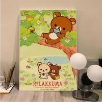 ราคา การ์ตูนน่ารัก Rilakkuma โปสเตอร์ภาพยนตร์ Wall Art โปสเตอร์ย้อนยุคสำหรับบ้านโปสเตอร์สติ๊กเกอร์ติดผนัง (20117030001)