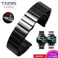 ราคา Suitable for Huawei WATCH2 PRO GT GT2 Honor Magic Steel Band B2 B3 B5 Bracelet Stainless Steel Watch Strap (19957469079)