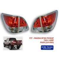 ราคา ของแท้ ไฟท้าย ไฟทับทิมท้าย ขอบโครเมี่ยม รุ่น มาสด้า MAZDA BT50 BT 50 PRO ปี 2012 ข้างซ้าย ข้างขวา 1 คู่ (7853608777)