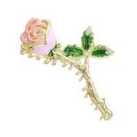 ราคา HOPP คลิปหนีบดอกกุหลาบสีชมพูกิ๊บหนีบผมผู้หญิงเครื่องประดับผมเกาหลีคริสตัลกิ๊บหนีบผมโลหะหรูหราที่หนีบผมปากปลาฉลาม (19739179093)