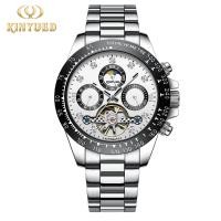 ราคา KINYUED นาฬิกาสำหรับผู้ชายอัตโนมัติเต็มรูปแบบกลวง Tourbillon นาฬิกากลไกผู้ชายระดับไฮเอนด์ (19545381884)