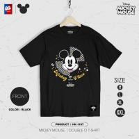 ราคา ส่งฟรี เสื้อยืด Mickey Mouse มิกกี้เมาส์ รุ่น MK 037 ลิขสิทธิ์แท้ วอลต์ ดิสนีย์ สีดำ เสื้อ Disney แท้ MLXL2XL (19435493904)