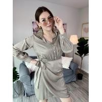 ราคา เดรสป้ายอกผูกโบว์ข้าง ตัวยาว (20689311944)