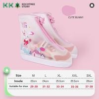 ราคา Children Cartoon Shoes Cover Kids Waterproof Rain Boots Babys Anti Slip Water Shoes Boys Reusable Shoe Protector Girls Rain Boot (20401094503)