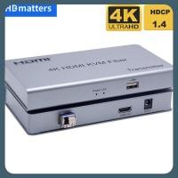 ราคา 4K KVM HDMI อุปกรณ์พ่วงต่อสัญญาณไฟเบอร์ออฟติก USB HDMI KVM อุปกรณ์พ่วงต่อสัญญาณไฟเบอร์ออฟติกตัวขยาย HDMI เป็นอุปกรณ์พ่วงต่อสัญญาณไฟเบอร์ออฟติกแปลงสำหรับพีซีแล็ปท็อป KVM (19656719240)
