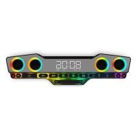 ราคา Wireless Gaming Bluetooth Speaker Computer Sound Bar 3D Stereo Music Center LED Subwoofer Home Theater Clock Speakers 4000mAh FM (13586441433)