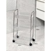 ราคา ชั้นวางของอะคริลิคสำหรับวางขนมรถเข็นขนาดเล็กชั้นวางเครื่องสำอางสำหรับหอพักชั้นวางหัวเตียงชั้นวางของในห้องน้ำ (19833879256)