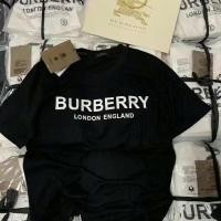 ราคา เสื้อยืดคุณภาพดี Burberry Burberry Tag Collar Label เสื้อยืดแขนสั้น คอกลม ผ้าฝ้ายแท้ ทรงหลวม สไตล์คลาสสิก สําหรับผู้ชาย และผู้หญิง (21273360113)
