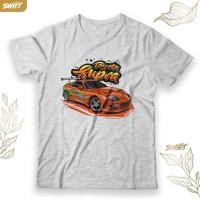 ราคา เสื้อยืดโอเวอร์ไซส์QCเสื้อยืด พิมพ์ลายกราฟฟิติ Toyota Supra MK4 MKIV JDM BAJU DISTRO S 5XL (19676156190)