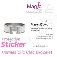 ราคา ฟิล์มกันรอย สติ๊กเกอร์กันรอย กำไล Hermes Clic H Bracelet PM (19586472851)
