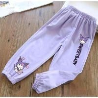 ราคา Kuromi SanrioThin กางเกงเด็กผู้หญิงกางเกงผ้าฝ้ายแท้กางเกงกีฬาสันทนาการรูปตัวการ์ตูนใหม่น่ารักป้องกันยุง (21195790477)