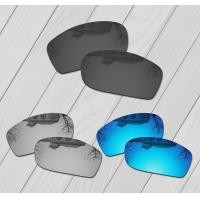 ราคา HOTnew E O S 3คู่ Black Silver Ice Blue Polarized เปลี่ยนเลนส์สำหรับ Oakley Fives Squared SunglassesHotsale (20357321358)