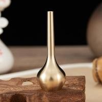 ราคา LIANGZHOU แจกันทองแดงบริสุทธิ์ทองตกแต่งห้องนั่งเล่นโบราณแจกันดอกไม้ที่ไม่ซ้ำกัน (19710068514)