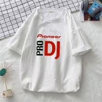 ราคา Pioneer Pro Dj Washed Cotton T Shirt for Men Women Short Sleeve Casual O neck T shirt Daily Mens T Shirts Tops (19906731690)