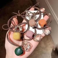 ราคา พร้อมส่ง Hair band ยางรัดผมสไตล์เกาหลี ยางรัดผมประดับลูกปัด ยางรัดผมแฟชั่น (16192510279)