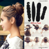 ราคา mishun318862 4ชิ้น เซ็ตทรงผม Twist Maker TOOL dunt Twist hair Accessories จัดแต่งทรงผมแฟชั่น (20269426026)