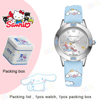 ราคา 29 5 มม Sanrio Hello Kitty Cinnamoroll ของแท้ 100 ดูสำหรับสาว ๆ ด้วยรูปแบบสี นาฬิกาแฟชั่นกันน้ำ นาฬิกาควอทซ์ป้องกันรอยขีดข่วนนาฬิกาข้อมือน่ารักสำหรับนาฬิกาเด็กนาฬิกาเด็กของขวัญวันเกิด 3271 (1975392787