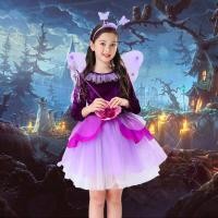 ราคา ชุดฮาโลวีนสำหรับเด็ก เสื้อผ้าสาวๆ ชุดเดรสแขนยาวสโนไวท์ ชุดแม่มดแม่มด (16242714007)