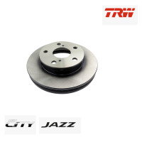 ราคา TRW จานเบรค 1 คู่ HONDA CITY TYEP Z ZX GM2 GM6 HONDA JAZZ GD GE GK ฮอนด้า ซิตี้ แจ๊ส (12651446168)