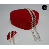 ราคา สร้อยคอเงินแท้ สร้อยเงินแท้ผู้ชาย ลายผ่าหวายใหญ่ หนา 5 มิล และน้ำหนัก 38 4 กรัม BedeeSilver BedeeShop รุ่น BD NL 01503 (395996653)