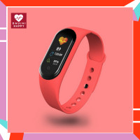 ราคา Daujai happy นาฬิกาวัดชีพจร สีแดง M5 smartwatch Band ระดับออกซิเจนในเลือดนับก้าว นาฬิกาวัดชีพจร ความดัน นาฬิกาวัดหัวใจบลูทู ธ 4 0 กันน้ำ IP67 นาฬิกาเด็ก นาฬิกาเพื่อสุขภาพ นาฬิกาเด็กสมาทวอช นาฬิกา นาฬิ