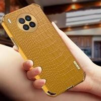 ราคา กรณีโทรศัพท์สำหรับหัวเว่ย Nova 8i เกียรติ50 Lite ปลอกแหวนยึดหรูหราจระเข้หนังแบบ Soft TPU กันกระแทกปกหลัง N8 (15538978470)