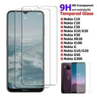 ราคา กระจกนิรภัยสำหรับ Nokia G50 G20 G10 X10 X20 X30 XR20 C10 C20 Plus C30ครอบคลุมเต็มหน้าจอป้องกันฟิล์มสำหรับ Nokia X100 G300 9H Protector (12037327168)