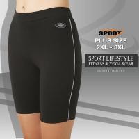ราคา TEENS SPORT PLUS SIZE สำหรับสาวไซส์ใหญ่พิเศษ กางเกงสำหรับออกกำลังกาย ฟิตเนส แบรนด์ TEENS SPORT กางเกงขาสั้น TS167 1 ไซส์ใหญ่ 2XL 3XL (11884729808)